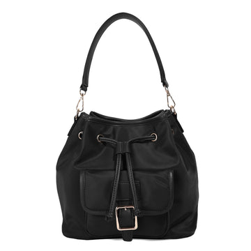 CQ1105 fashion nylon drawstring Bag leisure woman Bucket bag lady waterproof shoulder bag