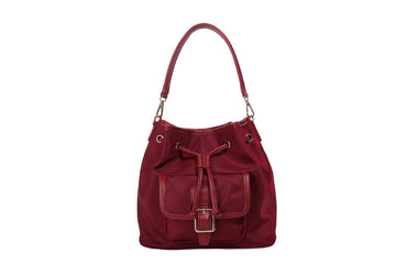 CQ1105 fashion nylon drawstring Bag leisure woman Bucket bag lady waterproof shoulder bag
